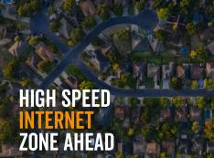 aerial neighborhood view