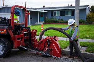 micro trenching machine