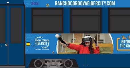 Rancho Cordova FiberCity® Rolling into the City by Train