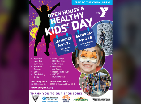 SIMI VALLEY FIBERCITY® TO ATTEND YMCA HEALTHY KIDS’ DAY!