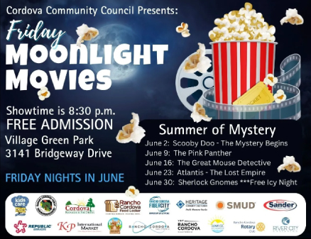 Rancho Cordova FiberCity® to attend Friday Moonlight Movies