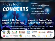 Rancho Cordova Summer Concerts | Rancho Cordova FiberCity®