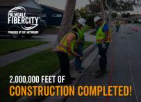 Palmdale 2 million feet of construction - microtrenching
