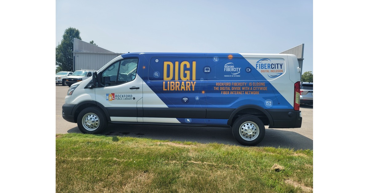 Rockford Digital Library van